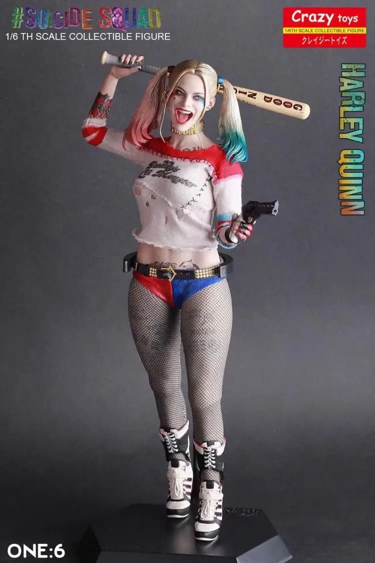 Harley Quinn 1/6 th échelle figurine à collectionner modèle jouet 28.5 cm