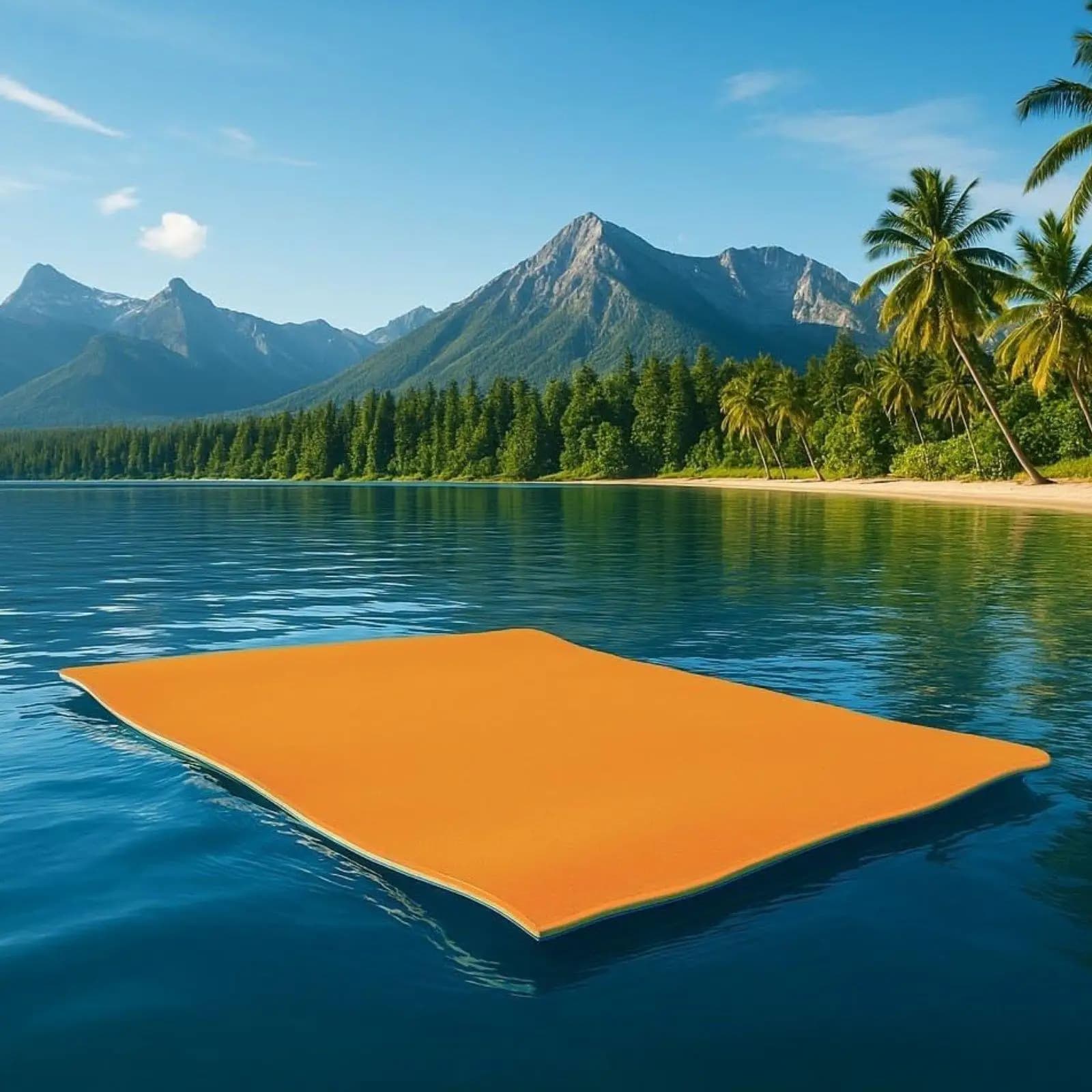 Tapis flottant aquatique pour la famille, matelas de piscine, couverture de piscine, matelas de rela