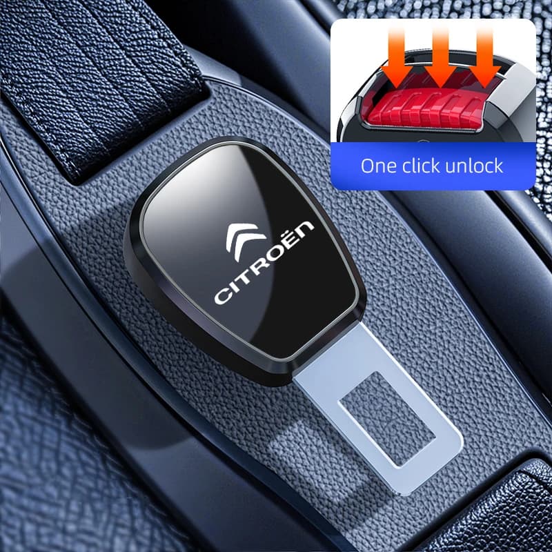 Extension de ceinture de sécurité de voiture, bretelles, bouton d'extension pour citroën C8 DS3 C6 C
