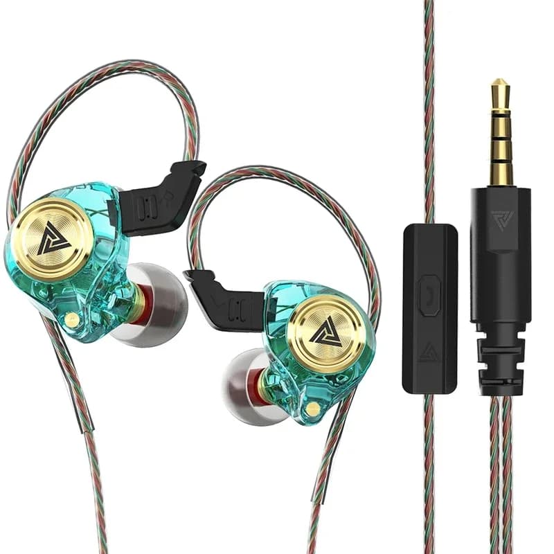 QKZ AK3 FiLe écouteur filaire avec Microphone HiFi moniteur de musique basse casque antibruit pour S