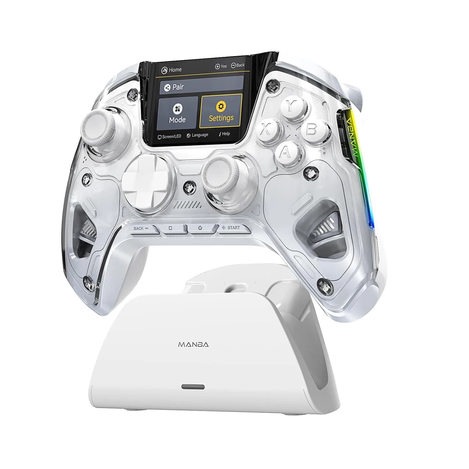 Contrôleur de jeu sans fil coule avec écran Mamba One V2, IOS, Android, Switch, PC, effet Hall, 1800