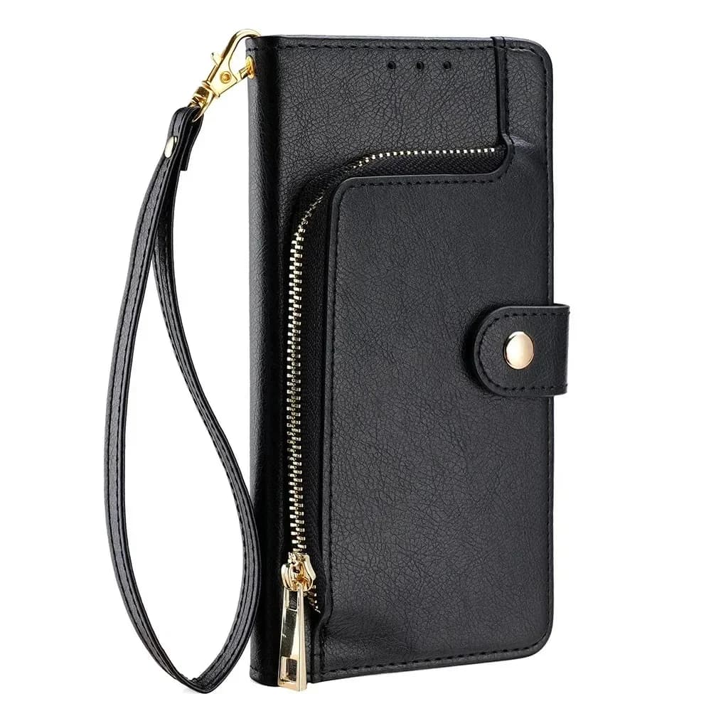 Étui à rabat en cuir pour Sony Xperia L1 inj L3 L4 XA1 XA2 XZS XZ XZ1 XZ2 XZ3 Premium Compact Ultra