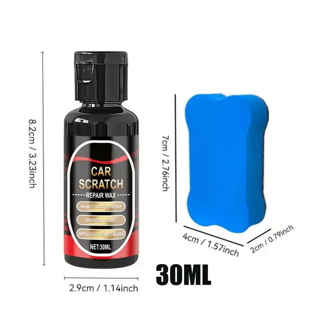 Crème réparatrice de rayures pour casque et voiture 30ml – Restauration de peinture moto pour l'entr