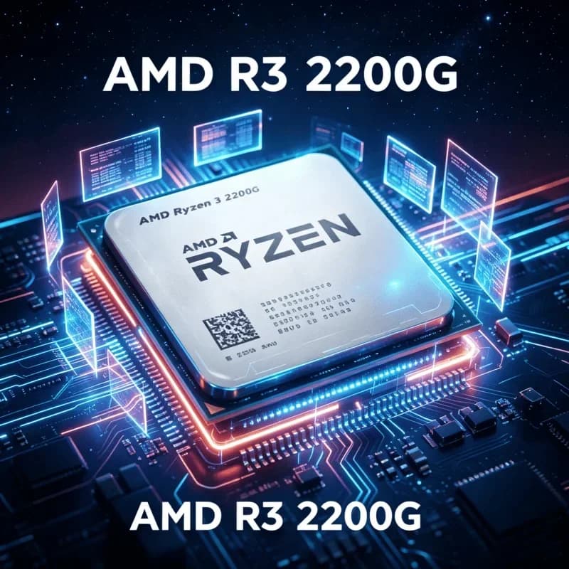 AMD Ryzen 3 2200G R3 2200G PRO 2200G 4 cœurs 4 threads 3,5 GHz Radeon Vega 8 Graphics 14 nm Zen AM4