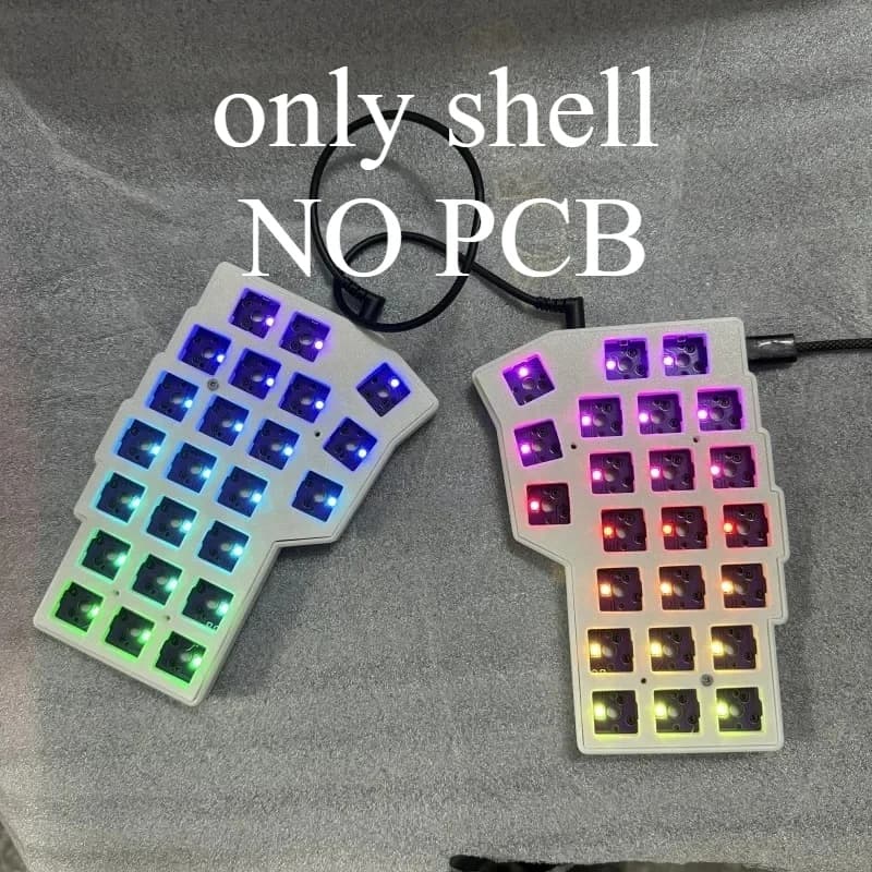Corne V4.1 clavier fendu personnalisé monomode filaire MX axe V4 QMK/VIAL RGB échange à chaud PCB er