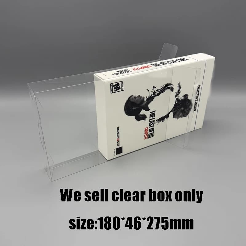 Étui de protection Transparent pour PS5, édition complète du dernier d'entre nous, boîte de vitrine
