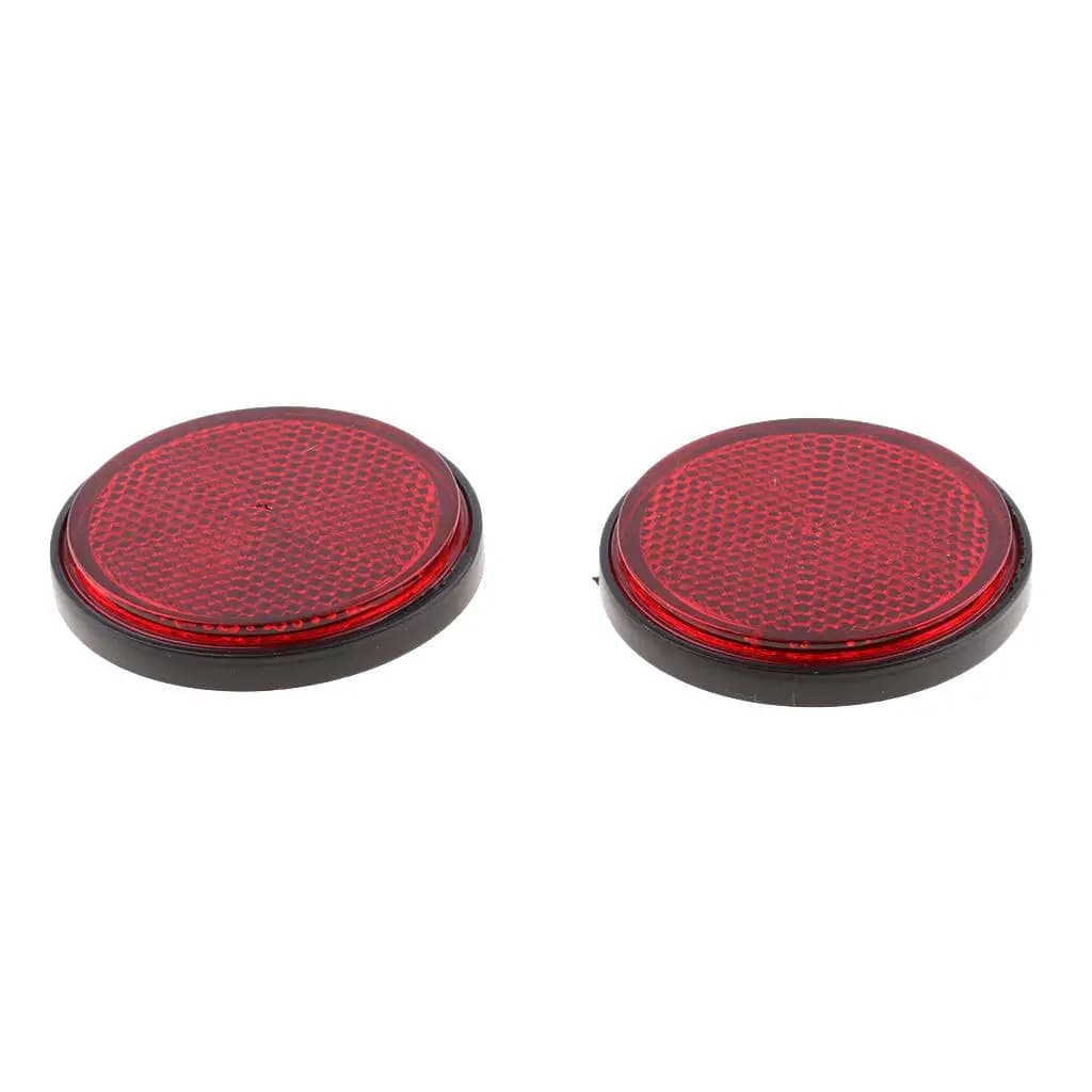 Marqueur rond réfléchissant en plastique pour moto, pièces de luxe, installation facile pour moto to