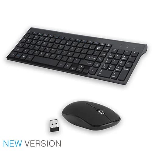 Jomaa russe espagne clavier et souris sans fil Combo 2.4G pleine taille bouton silencieux clavier so