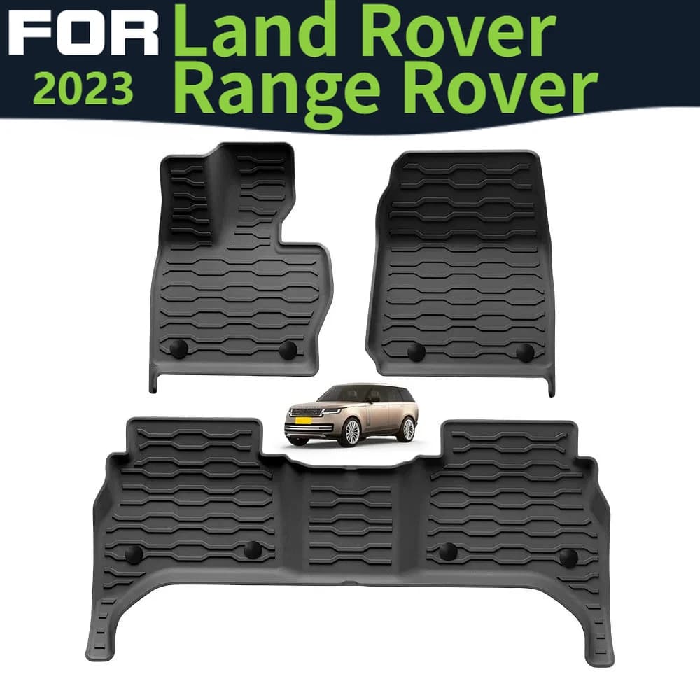 Tapis de sol de voiture pour Land Rover Range Rover 2023 TPE, imperméable, tous temps, facile à nett