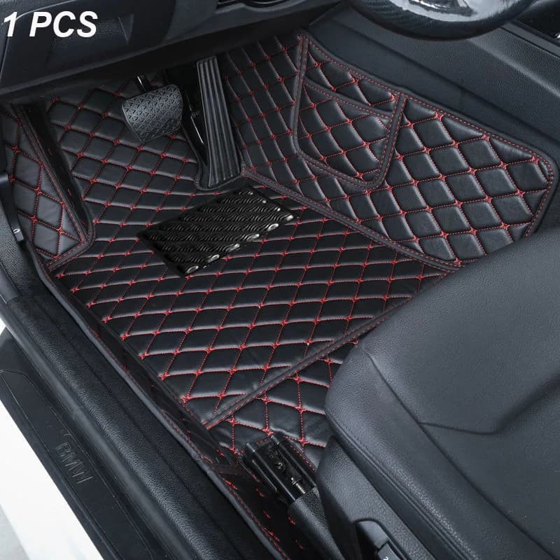 Tapis de sol de voiture automobile sur mesure, couverture complète en cuir de luxe pour hommes et fe