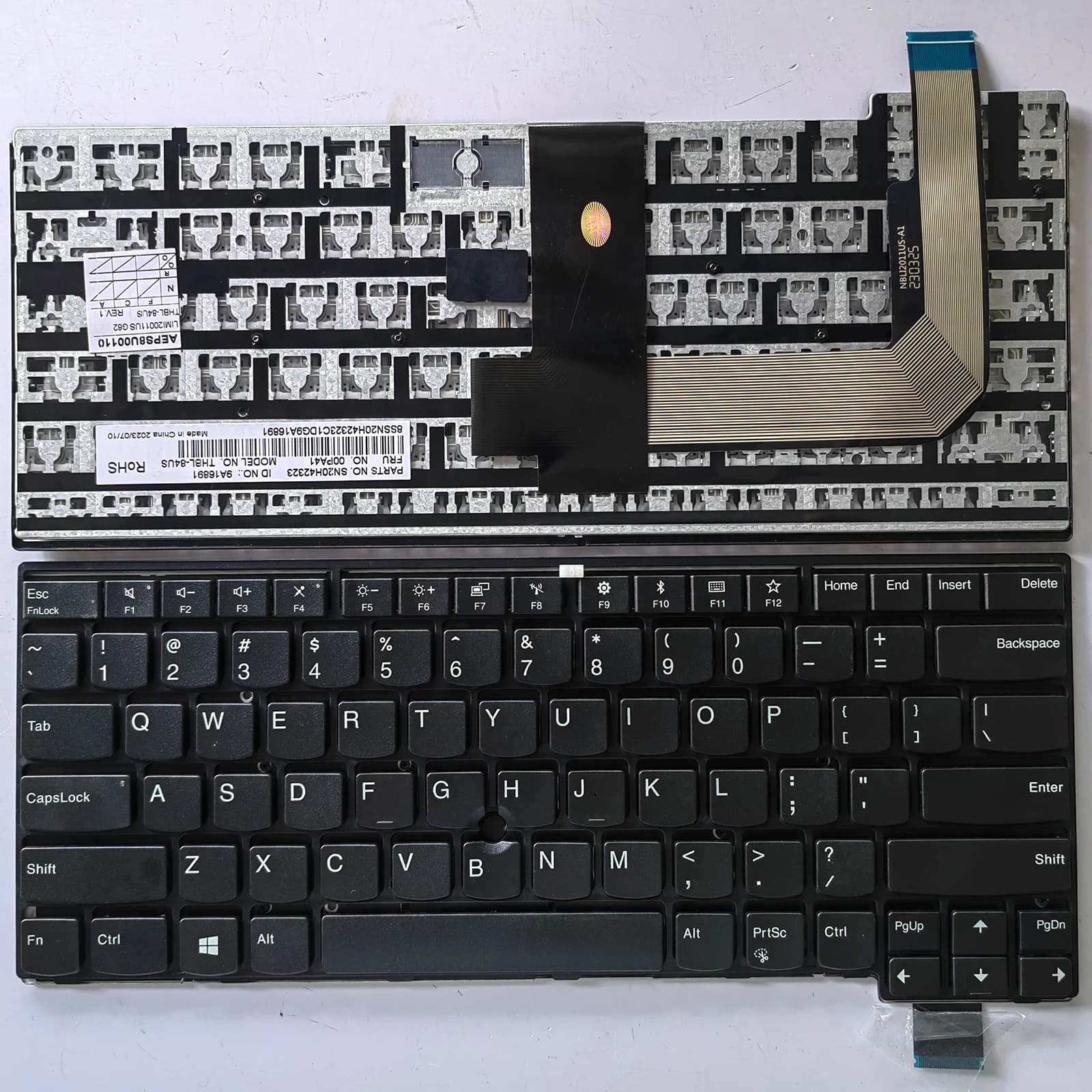 Clavier de disposition américain de remplacement pour ordinateur portable Lenovo, T470S, ThinkPad 13