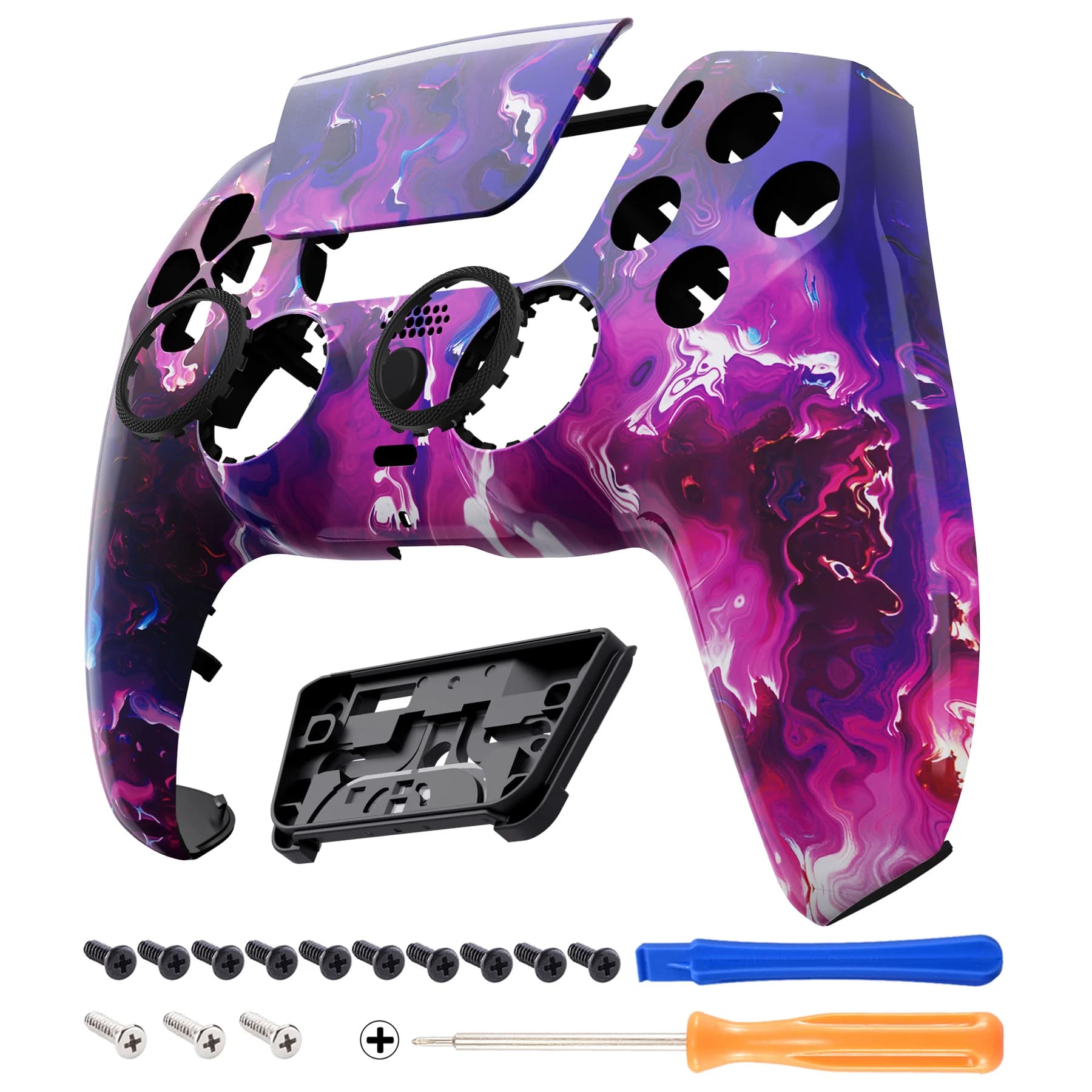 EXtremeRate LUNA-Remplacement de la coque avant TouchSub pour manette ps5 BDM-010/020/030/040/050