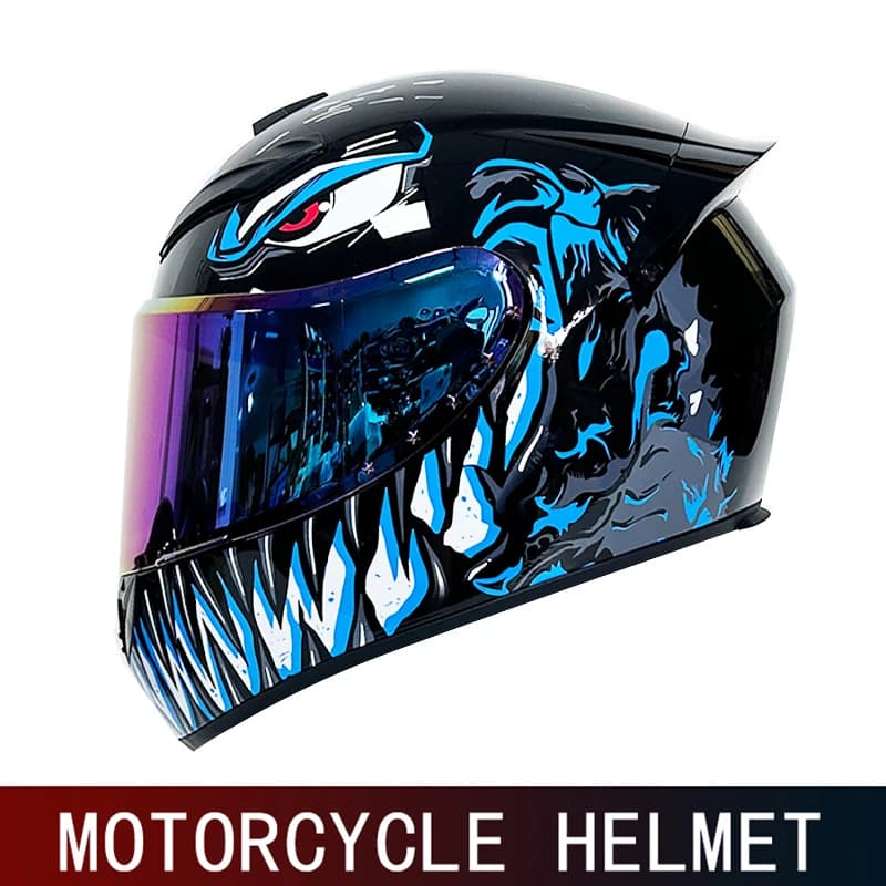 DOT-Casque de moto complet pour homme, pare-soleil rétro, arcade, voiture, course chaude, kart, quat