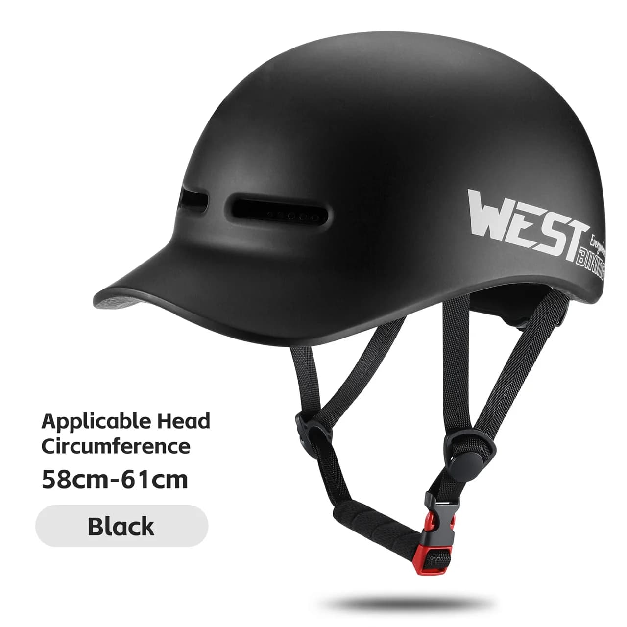 WEST BIKING-Casque ComPiedmont avec pare-soleil pour homme et femme, casque de sécurité pour vélo él
