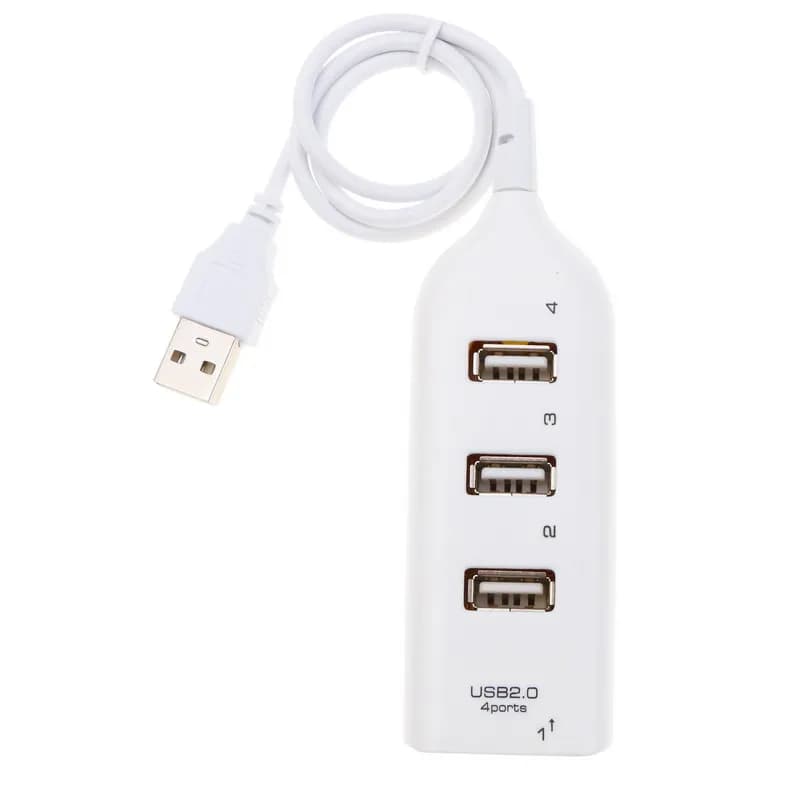 Hub USB haute vitesse 4 ports USB 2.0 avec câble Mini répartiteur USB Hub utilisation adaptateur sec