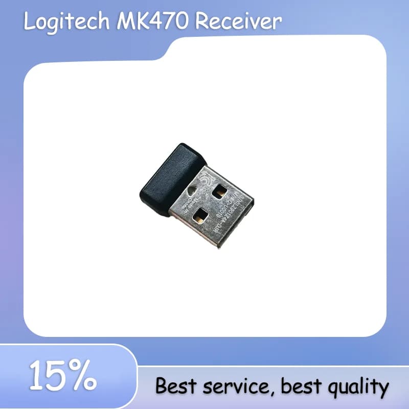 Adaptateur récepteur dongle USB pour clavier et souris sans fil Logitech MK470