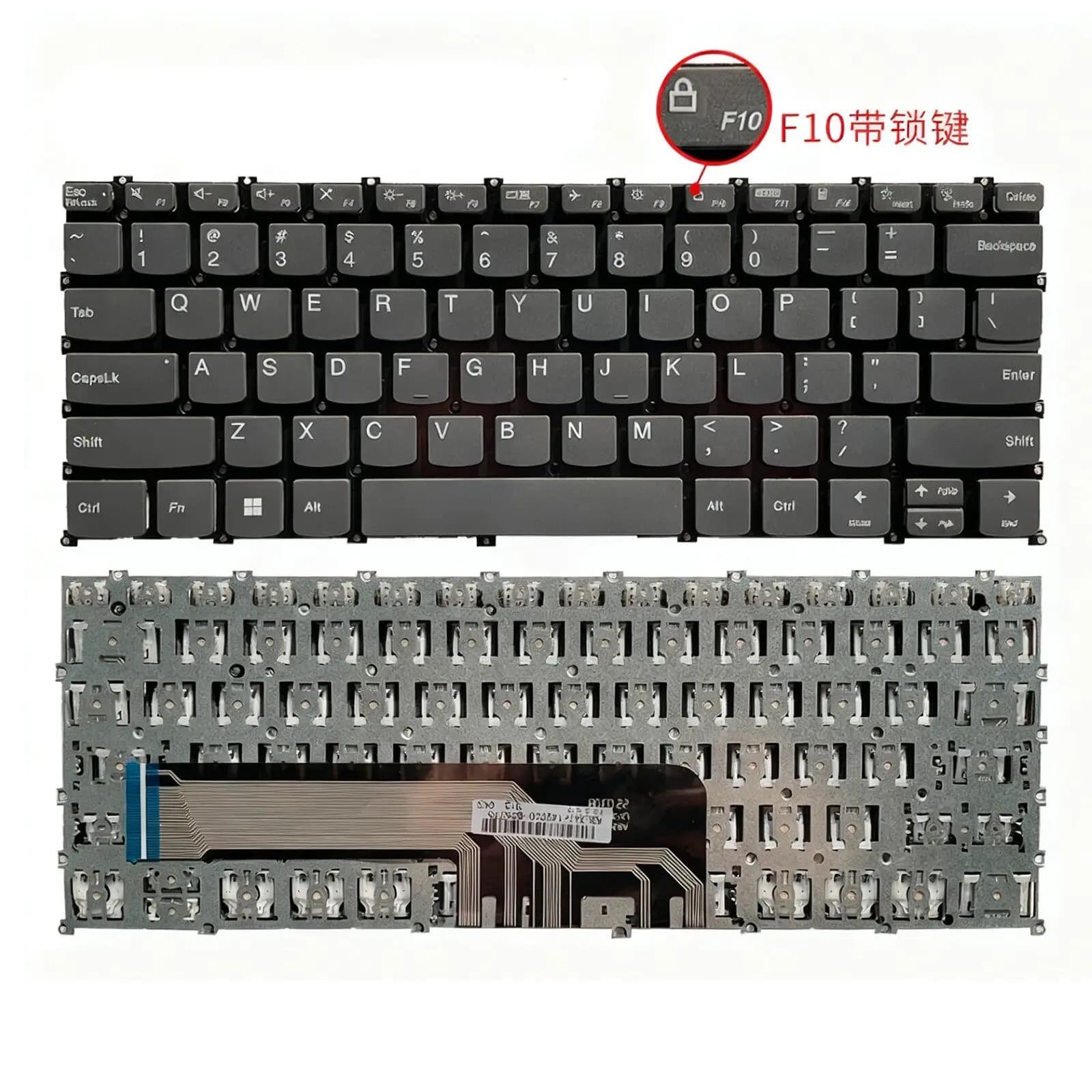 Clavier pour Lenovo Flex 5-14ARE05 Flex 5-14ITL05 14ALC05, disposition US RU SP