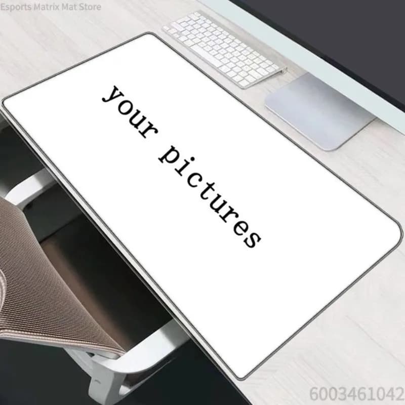 Tapis de bureau en caoutchouc personnalisé, impression d'art minimaliste, antidérapant, tapis de sou