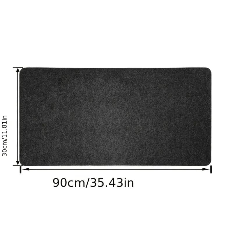 Tapis de souris en feutre extra large, antidérapant, pour jeux et clavier d'ordinateur, tapis de bur