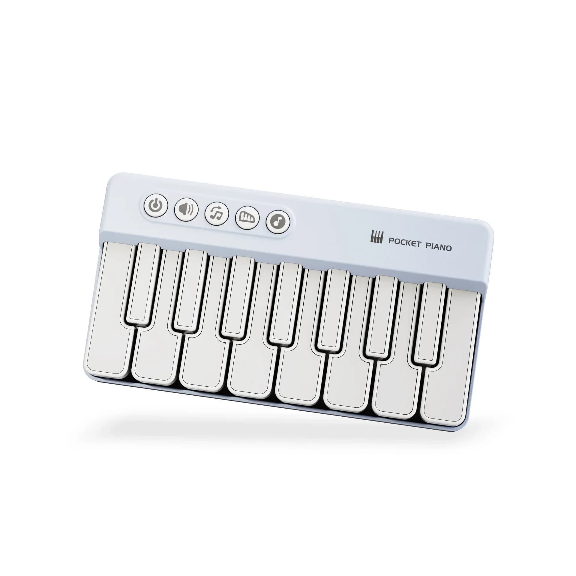 Mini clavier électronique multifonctionnel à 7 touches pour enfants, Piano, lumière à sept couleurs,