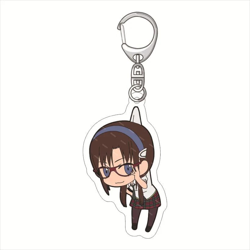 Porte-clés en acrylique Eva New Century Evangelion Ikari Shinji, joli pendentif pour sac, cadeau, so