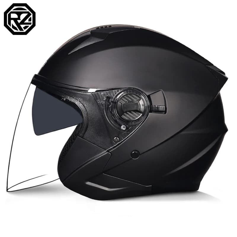 2025 dernier casque de Moto de haute qualité demi couvrant double lentille Cascos para Motos mâle fe