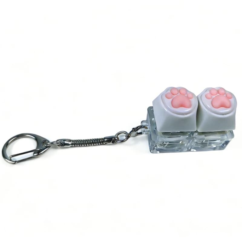 Bricolage LED clavier Fidget porte-clés 9 touches Clicker bouton soulagement du Stress porte-clés po