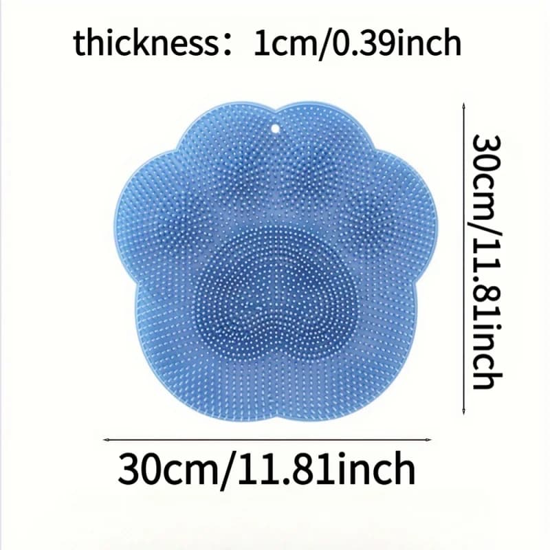 Tapis de massage pour le bain, 1 pièce, pour le lavage des pieds, le gommage du dos, tapis de douche