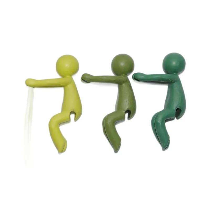 Support de plante en plastique, 3 pièces, Support de plante mignon, Arrangement de serre, tige fixe,