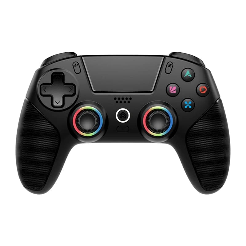 Manette de jeu sans fil/filaire P501 pour PS5/PC avec joystick à effet Hall, Turbo & Macro, lumières