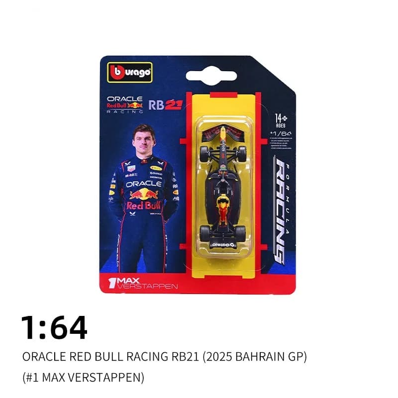 Bburago 1:64 2025 F1 RB21 W16 MCL39 SF25 course moulé sous pression véhicules modèle formule voiture