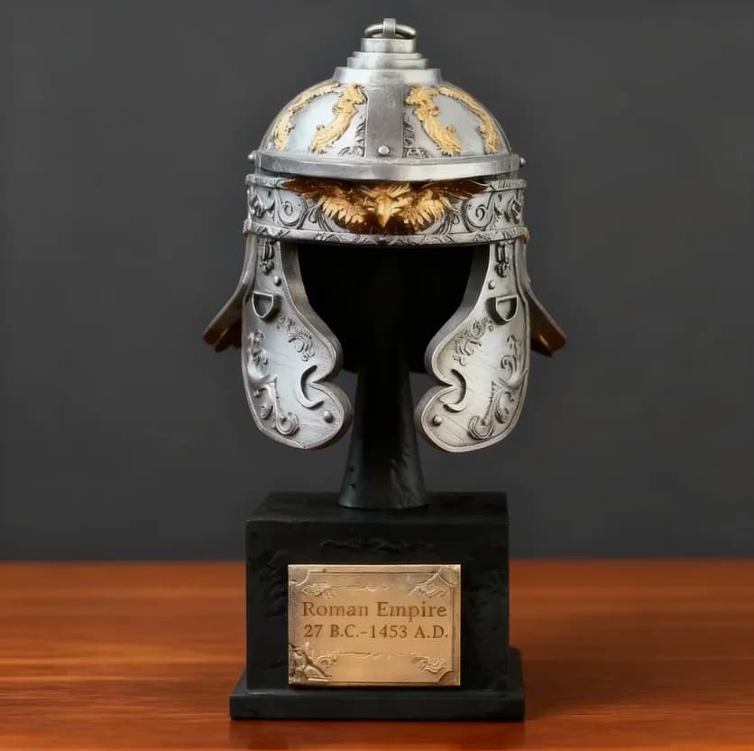 Modèle en résine de 120mm de haut, décoration de maison, casque romain ancien (prix spécial) LTCP-20