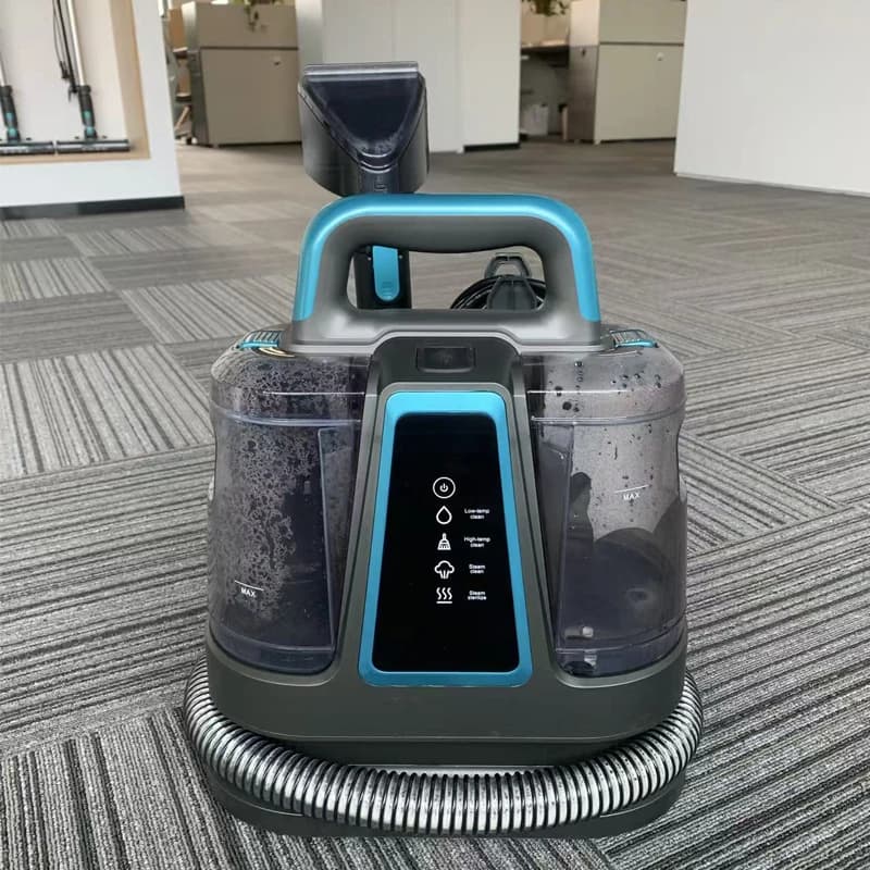 Nettoyeur de tapis et de tissus d'ameublement portable multi-usages sans sac 1700W avec fonction de