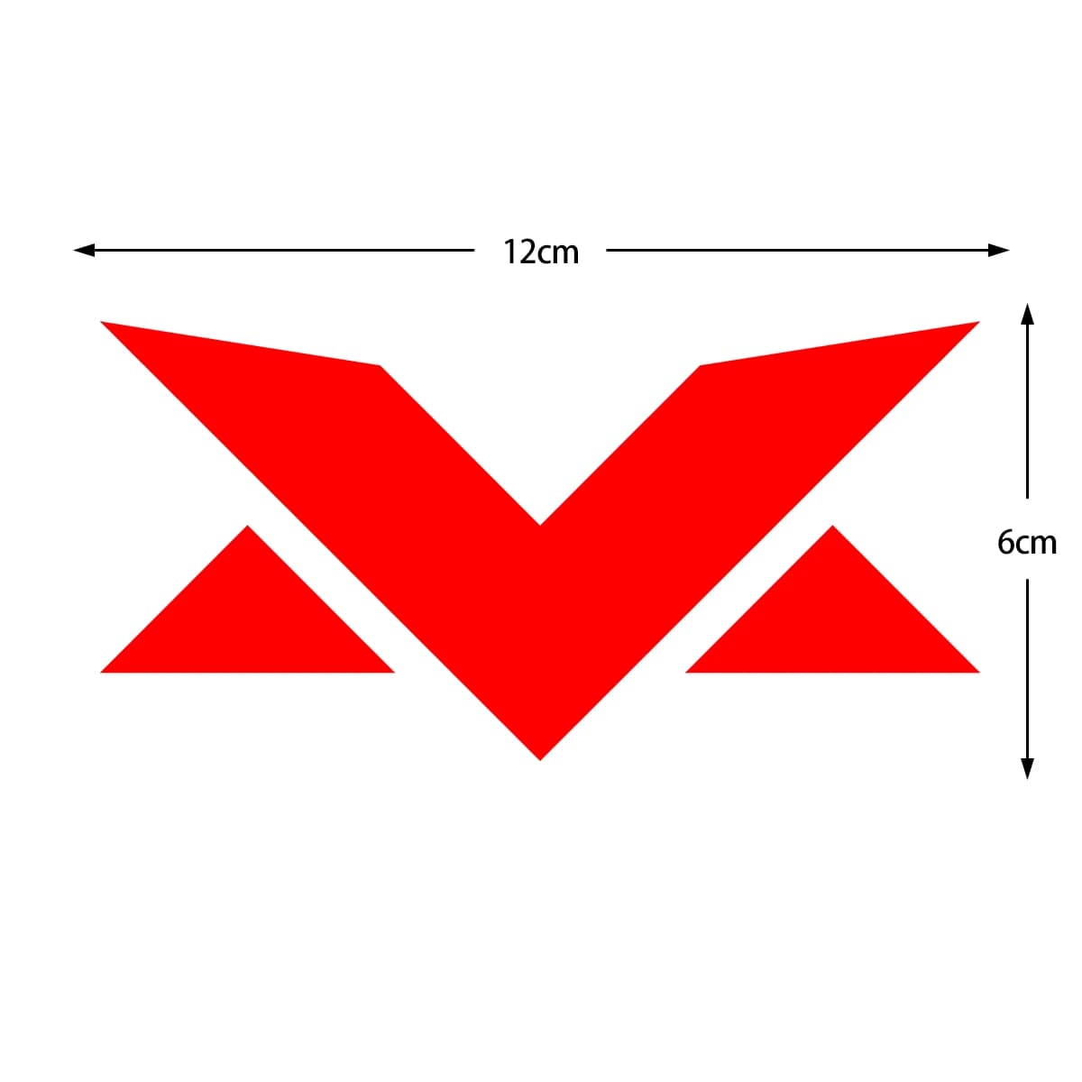 Autocollant réfléchissant pour casque de moto, autocollant triangulaire Verstappen, autocollant réfl