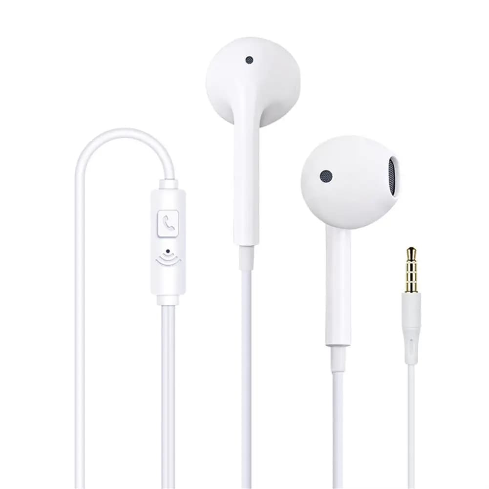Casque filaire 3.5mm avec micro, pour smartphone, ordinateur, tablette, course à pied, fitness, équi
