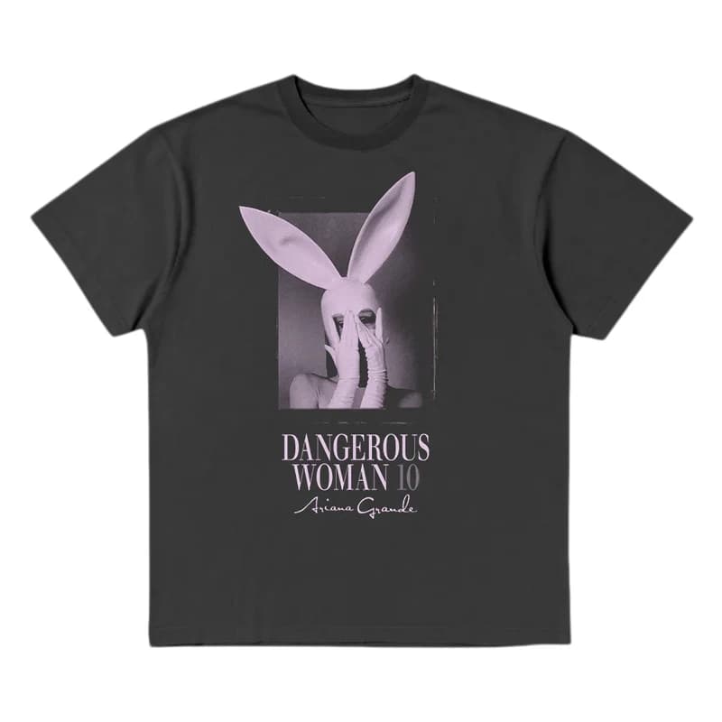 Ariana Grande Album Dangerous Woman 10ème anniversaire 2026 T-shirt 100% coton unisexe pour hommes e