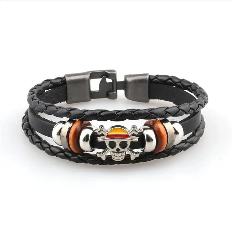 Accessoires de cosplay One Piece, bracelet tissé Luffy, accessoires de cosplay, chapeau de paille pi