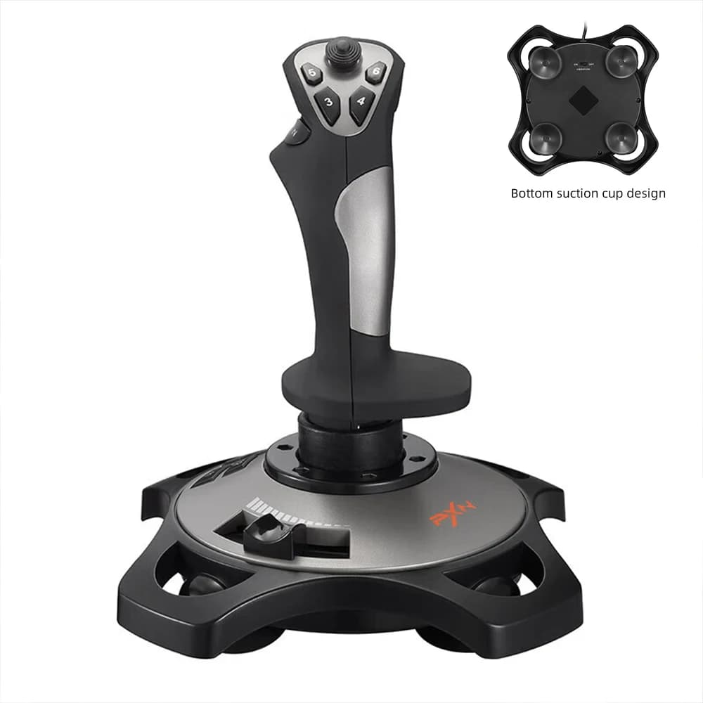 Contrôleur de vol simulé PXN-2113 PRO avec moteur intégré, compatible avec les jeux de vol sur PC