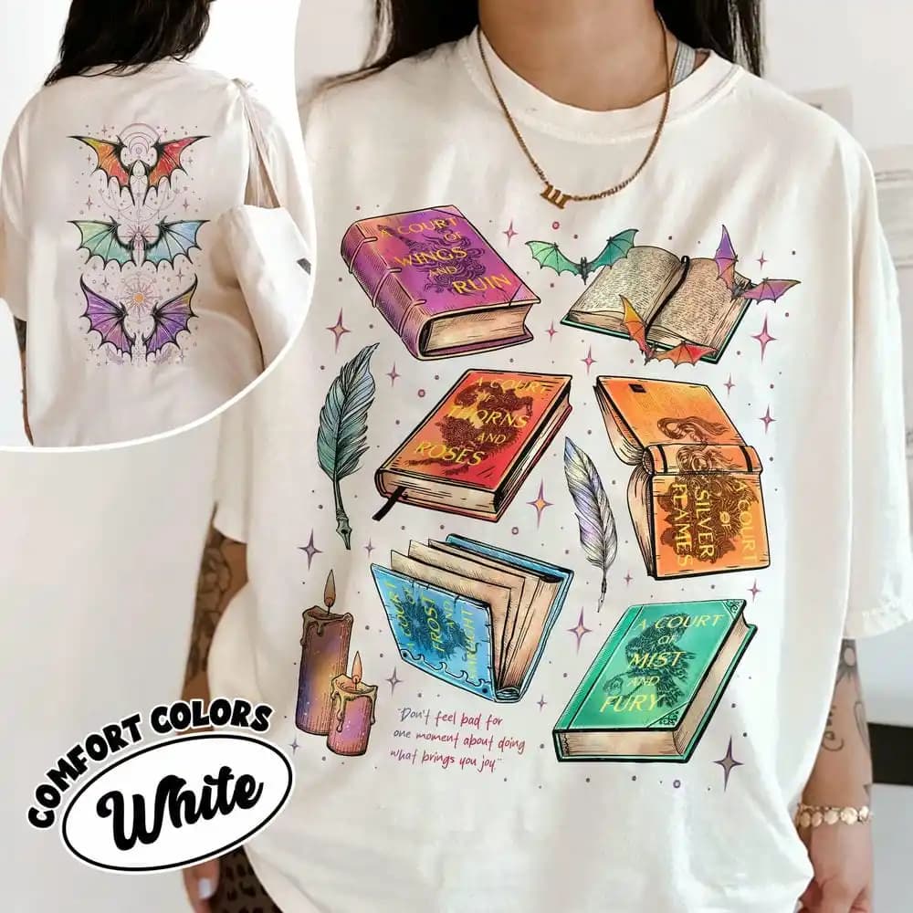 Sweat-shirt double face série Fan Of ACOTAR, pull The Bat Boys Velaris pour amoureux des livres, swe