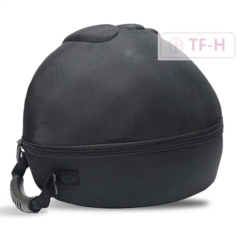 Sac de transport de Protection de casque tactique Portable, sac de rangement, étui rigide rond