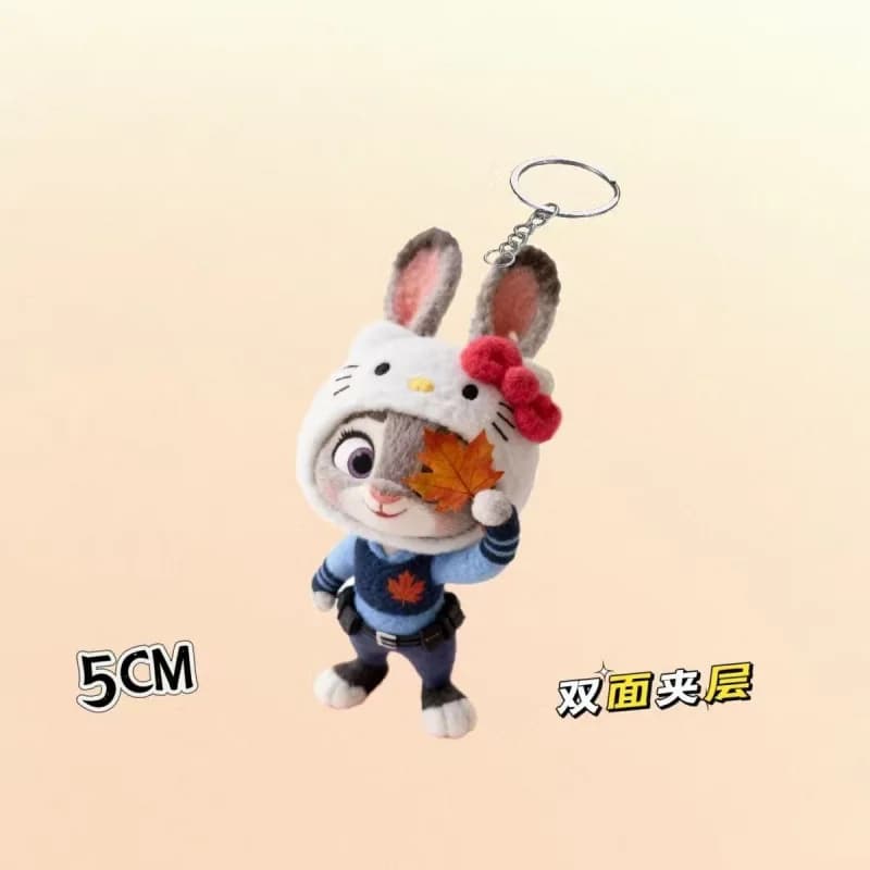 Zootopia 2 Judy mignon lien Nick Couple acrylique sac à dos porte-clés pendentif cadeau
