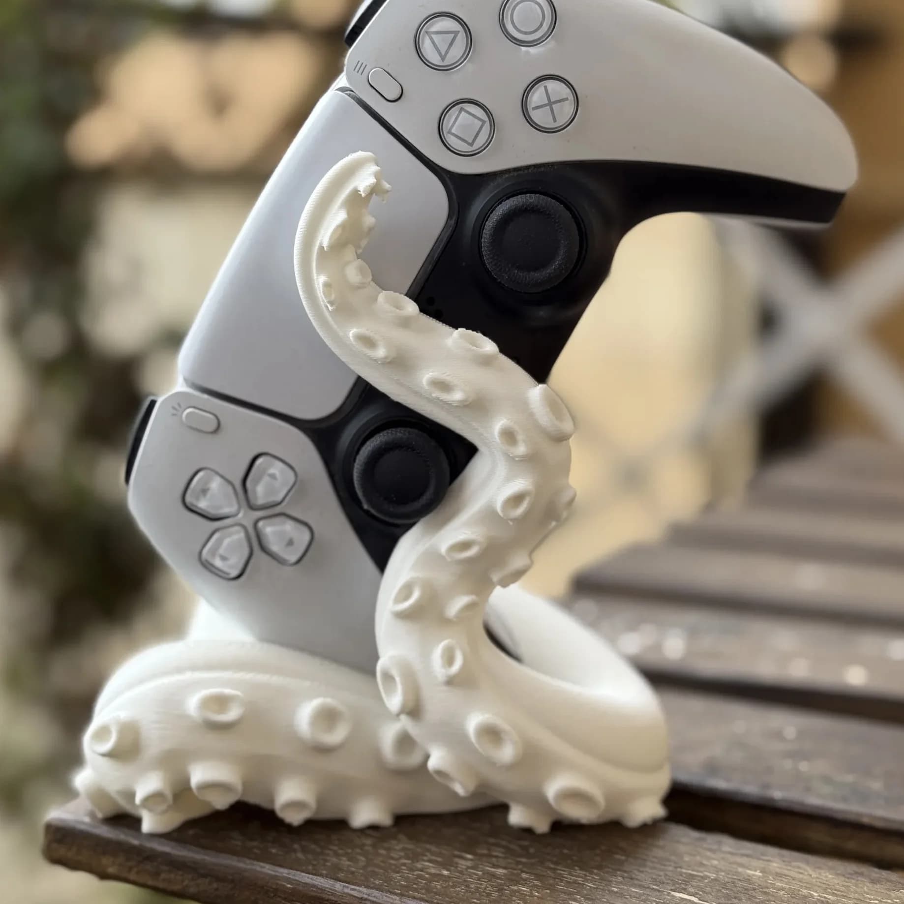 Support de contrôleur de jeu poulpe imprimé en 3D, adapté aux contrôleurs PS5, support de bureau, ca