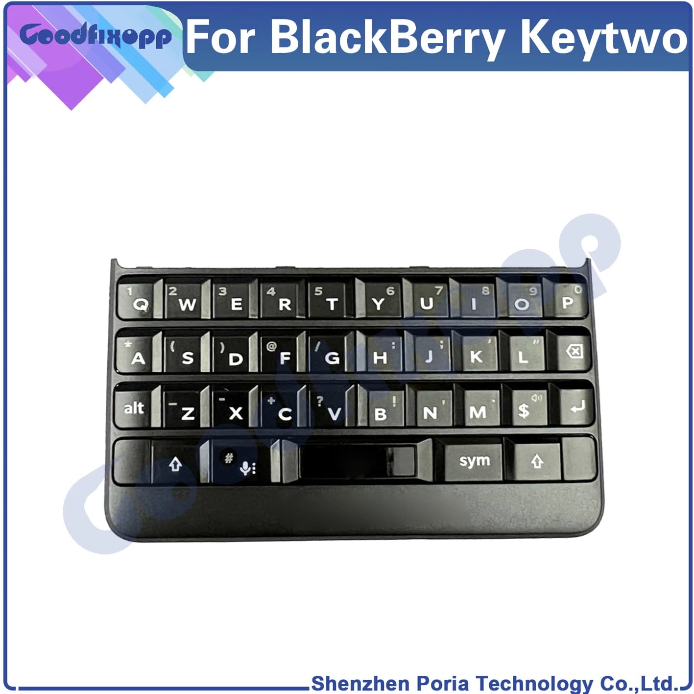 Clavier pour BlackBerry Keytwo Key2 BBF100 BBF100-6 BBF100-1 BBF100-2 BBF100-4 bouton de clavier ave
