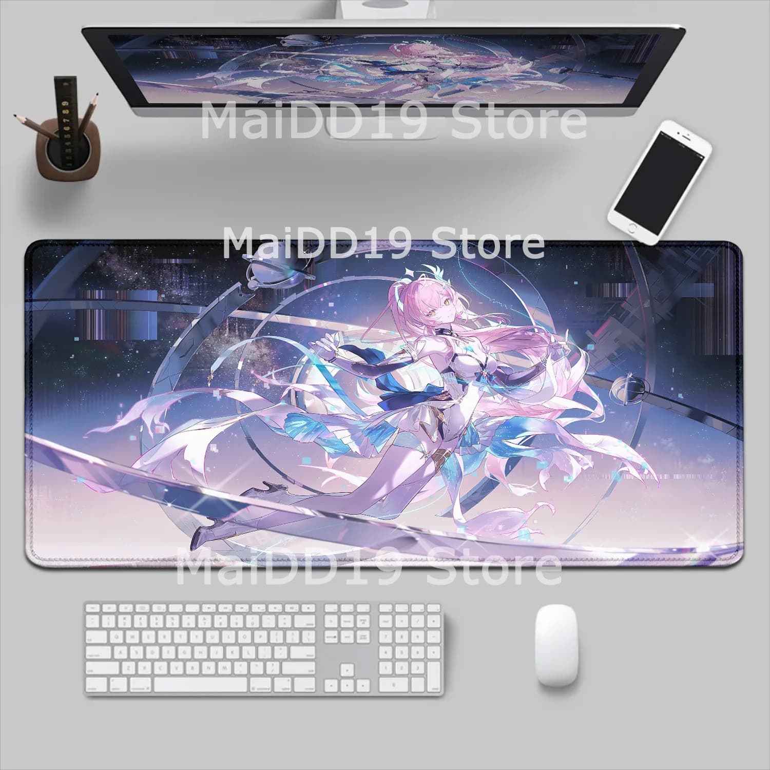 Tapis de souris pour ordinateur portable, accessoires de jeu, tapis de clavier Wuthering Waves Aemea