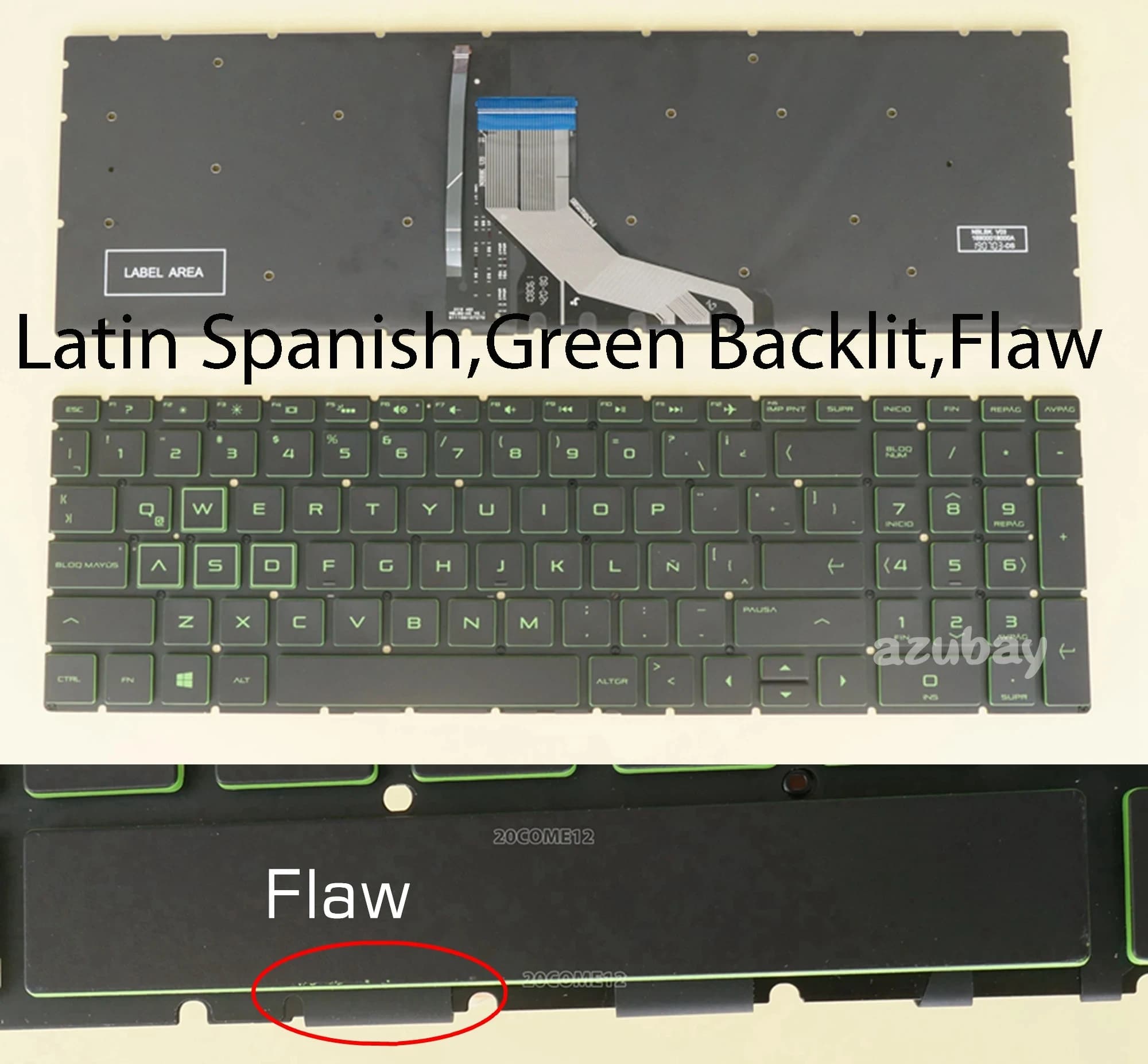 Clavier rétroéclairé pour HP 15- dk0011la dk0011ns dk0012la dk0012ns dk0013la dk0013ns dk0014la dk00