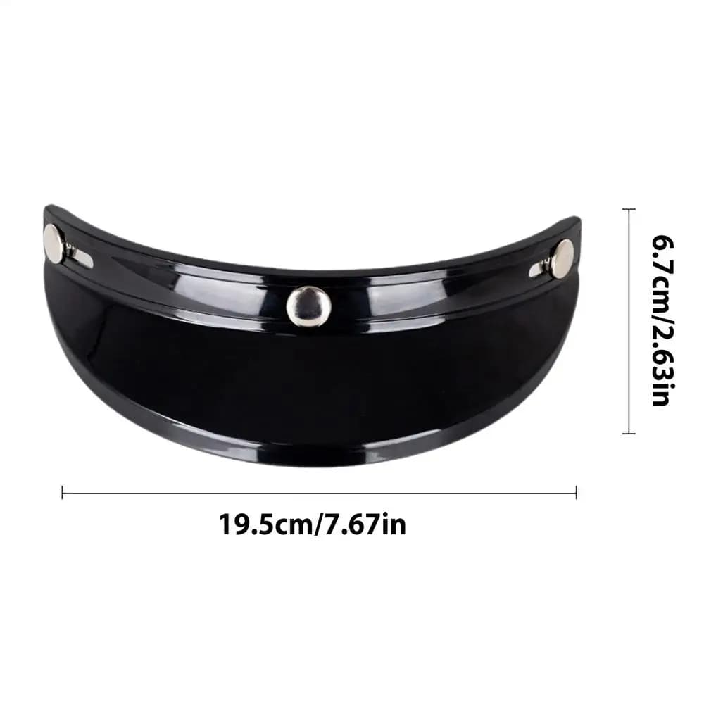 Motorcycle Face Shield Visor Retro Shield Vintage Helmet Brim Vintage Style Helmets Accessories For