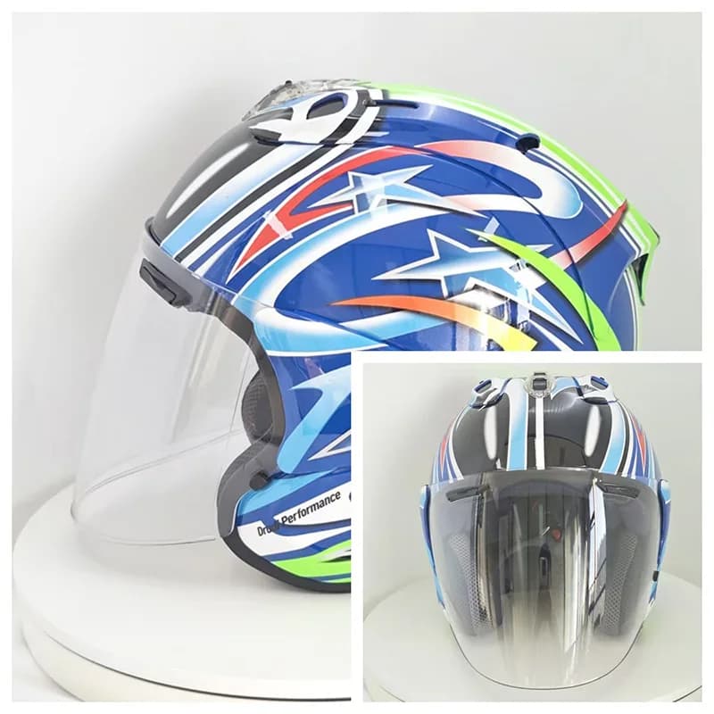 Casque de moto VZ RAM Big Eyed Half Helmet Cruiser Open Face, casque de sécurité pour moto, casque d
