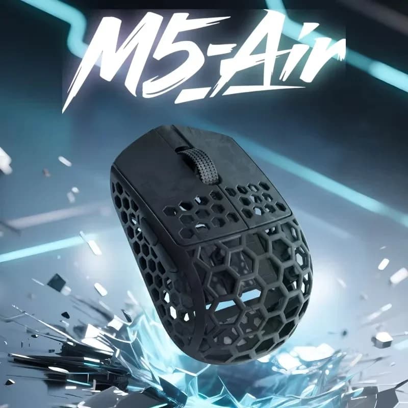 Darmoshark M5 Air souris en Fiber de carbone 31g 3Mode 2.4GHz 8K connexion PAW 3950 30000dpi 750IPS