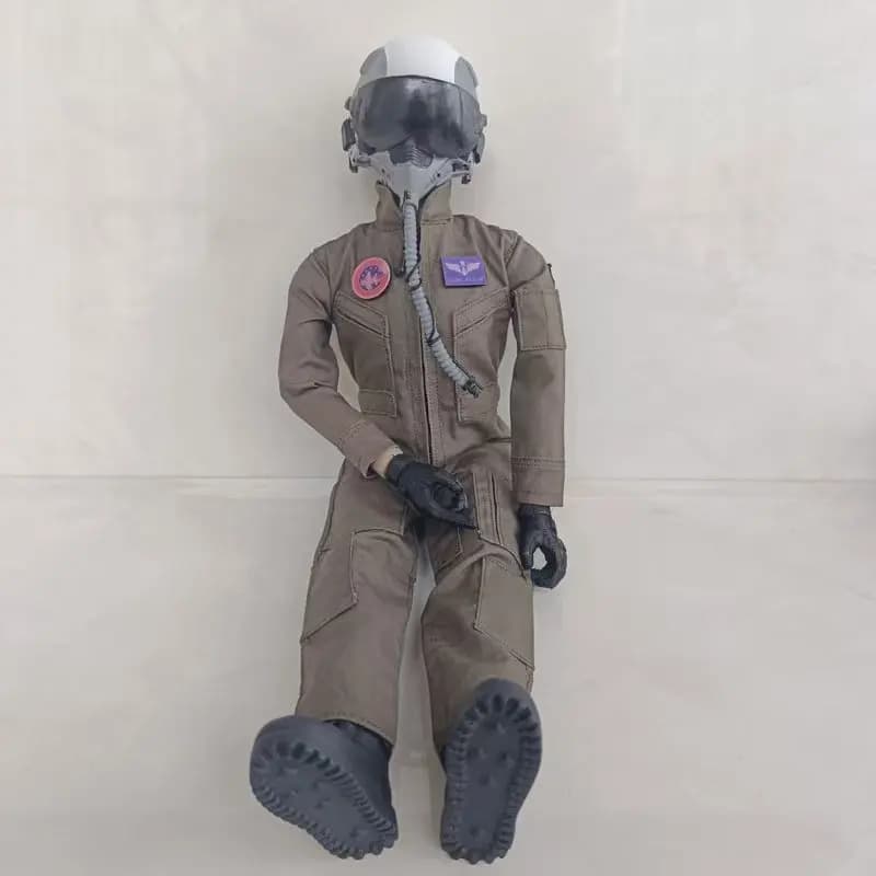 Pilotes à réaction complets avec casque, échelle 1/6, modèle de pilote d'avion RC