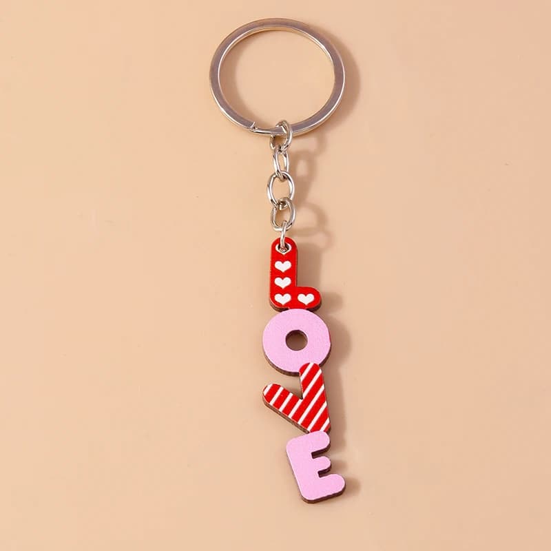 Porte-clés en bois sexy pour femmes et filles, porte-clés Jules Charms, porte-clés de voiture Pmotfo